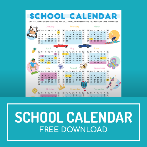 SA School Calendar | Labels4school – Labels4School