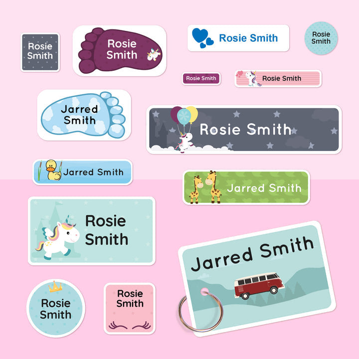 Value Packs of Labels for Kids