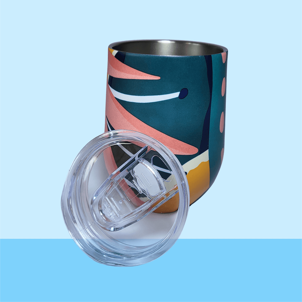 Bubble Mug - Abstract Lillies