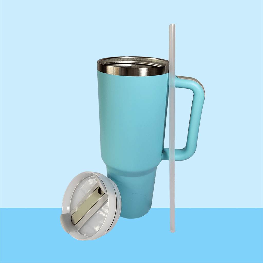 Classic Giant Travel Mug - Bubblegum Blue