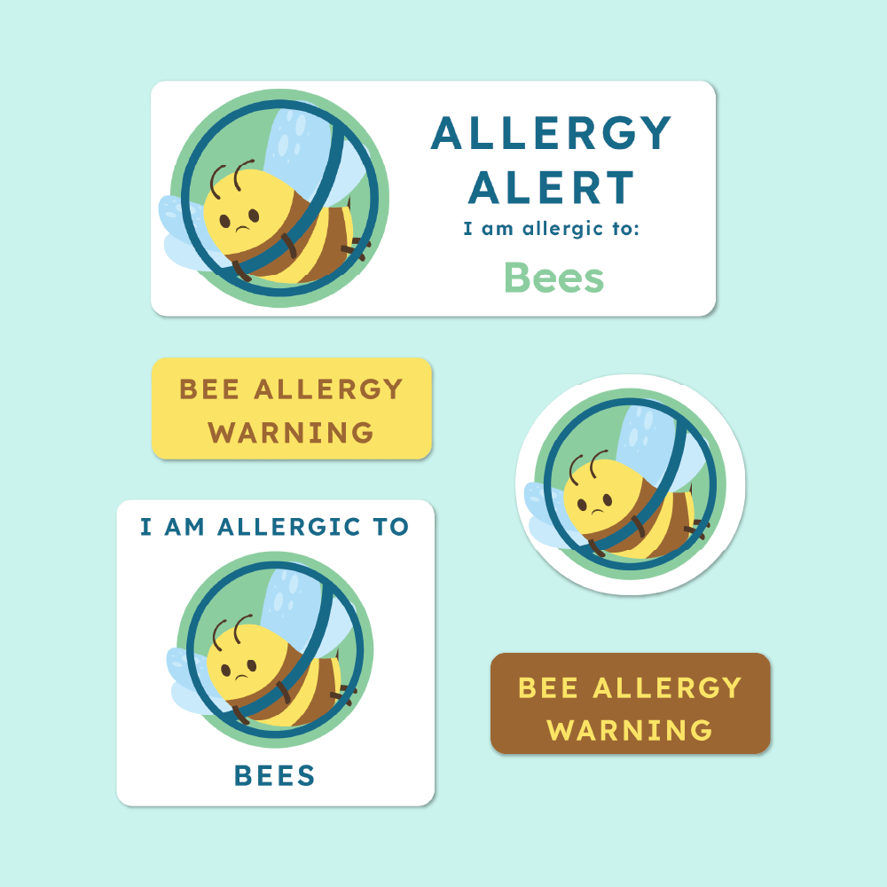 Allergy Alert Stickers