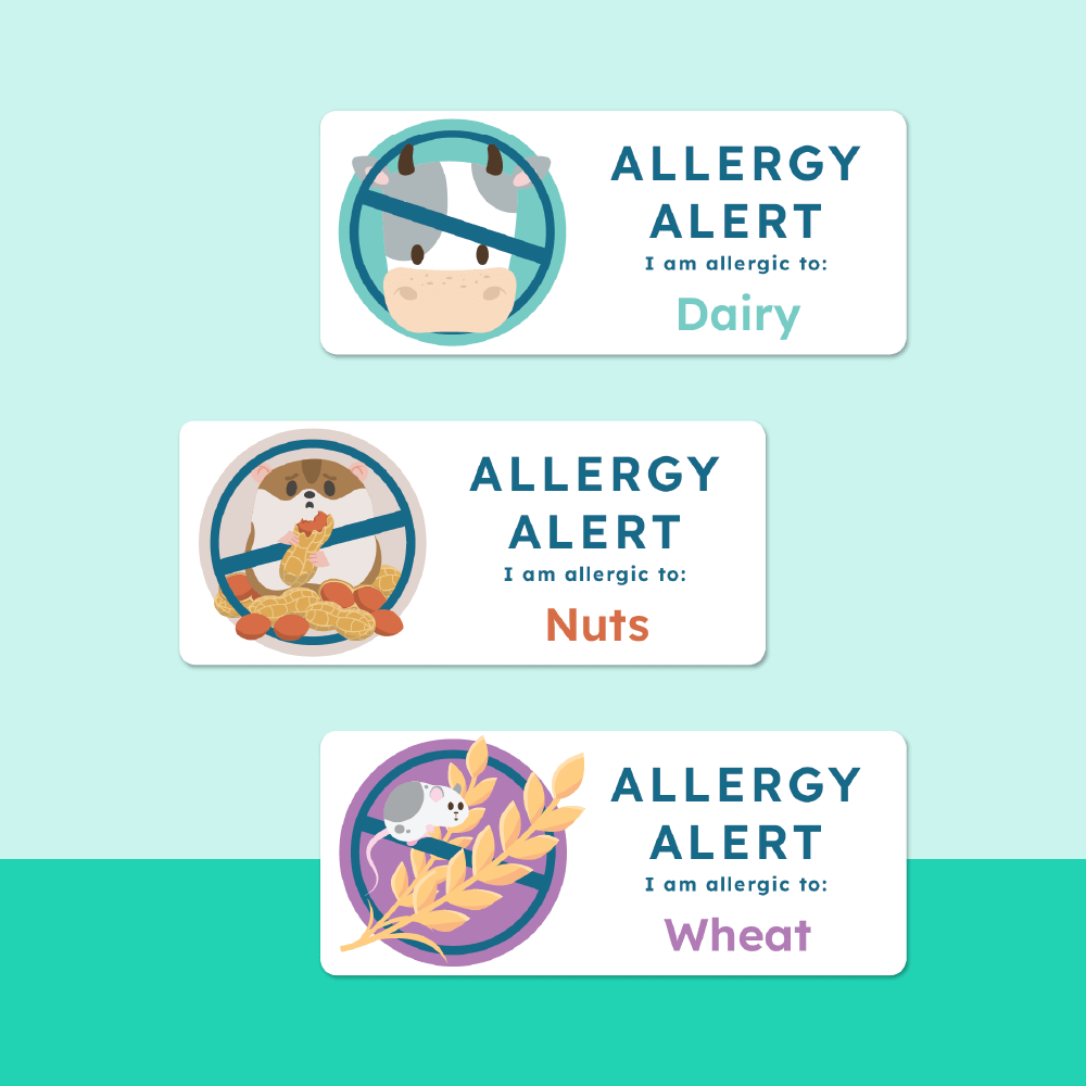 Allergy Alert Stickers