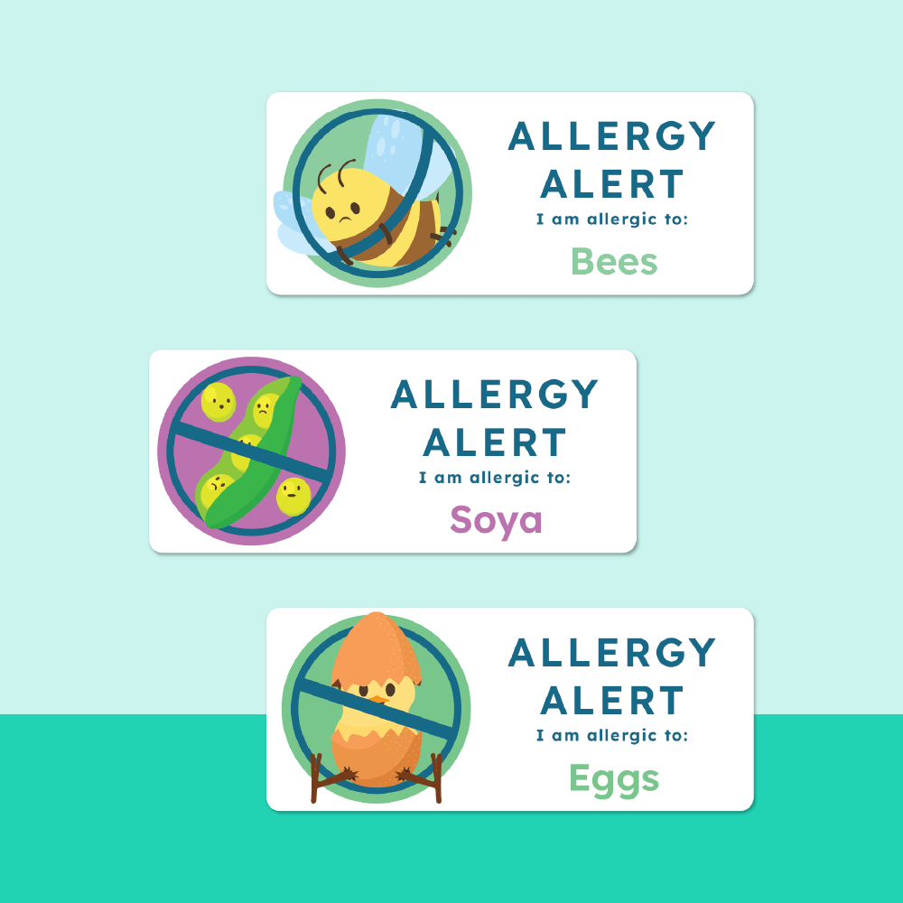 Allergy Alert Stickers