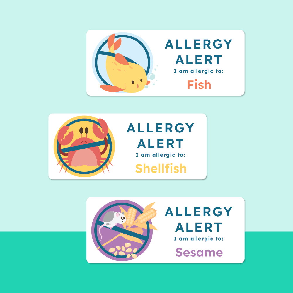 Allergy Alert Stickers