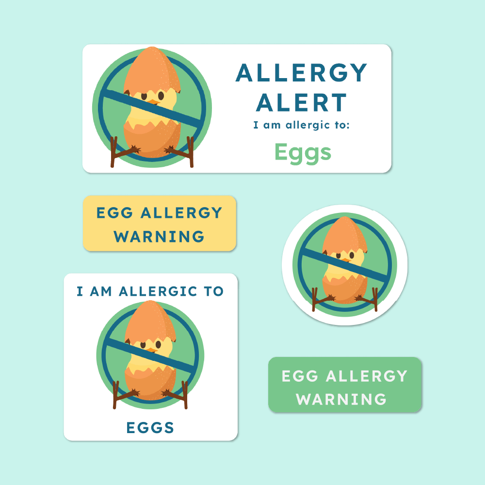 Allergy Alert Stickers