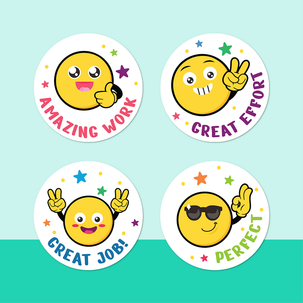 Emoji Friends Merit Stickers