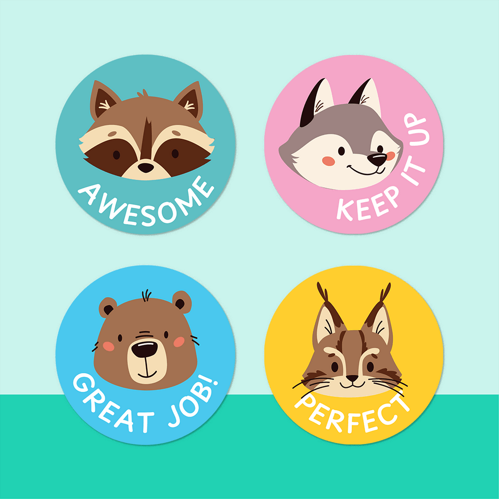 Forest Friends Merit Stickers