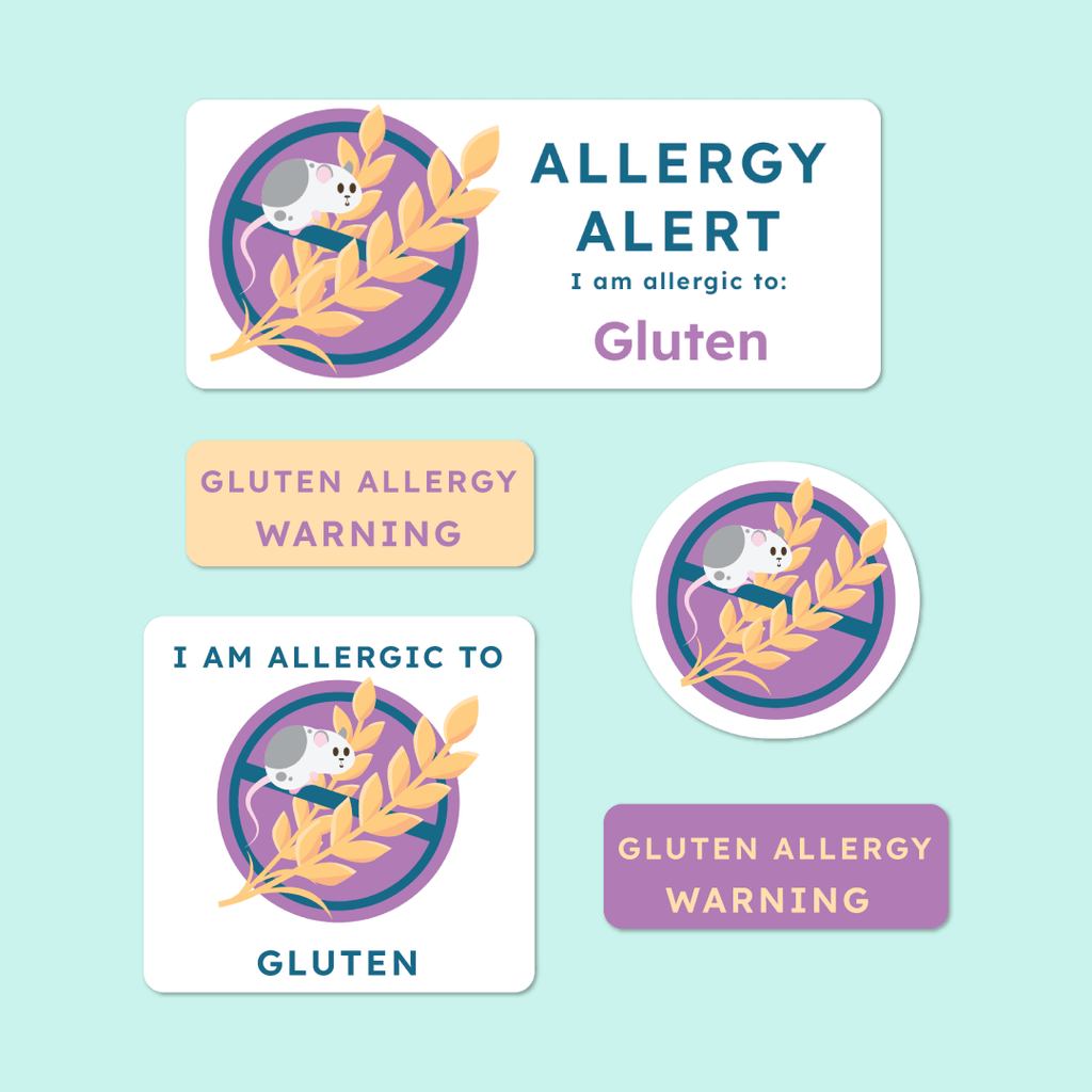 Allergy Alert Stickers