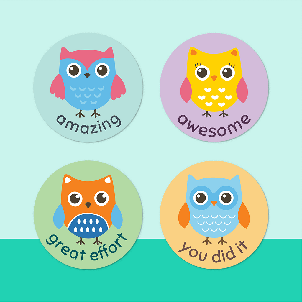 Little Owls Merit Stickers