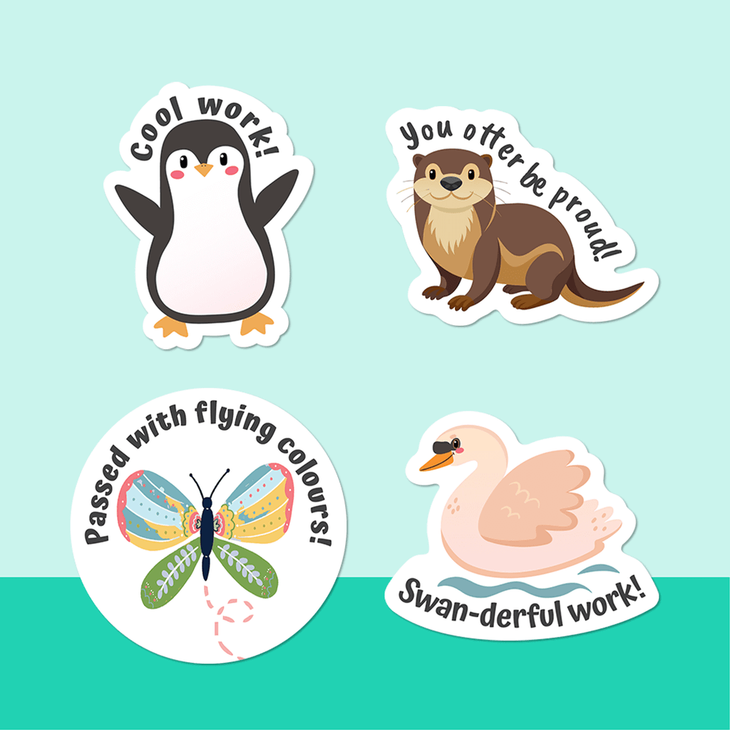 Punny Animals Merit Labels 1