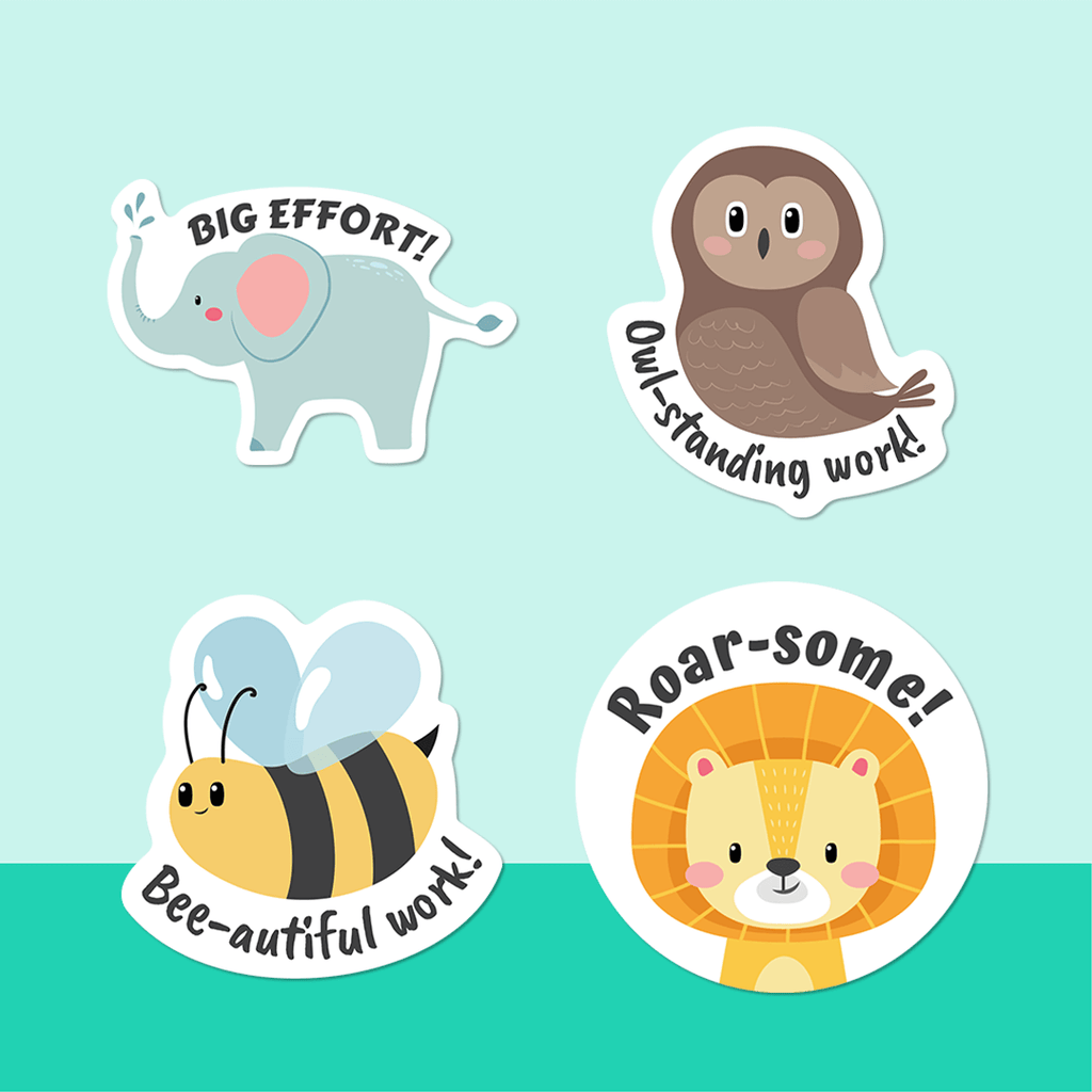 Punny Animals Merit Labels 2