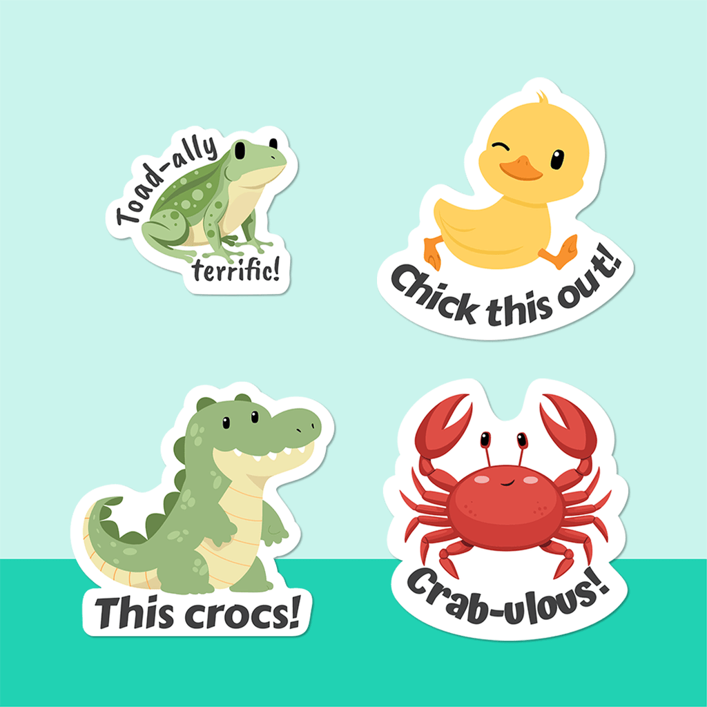 Punny Animals Merit Labels 2