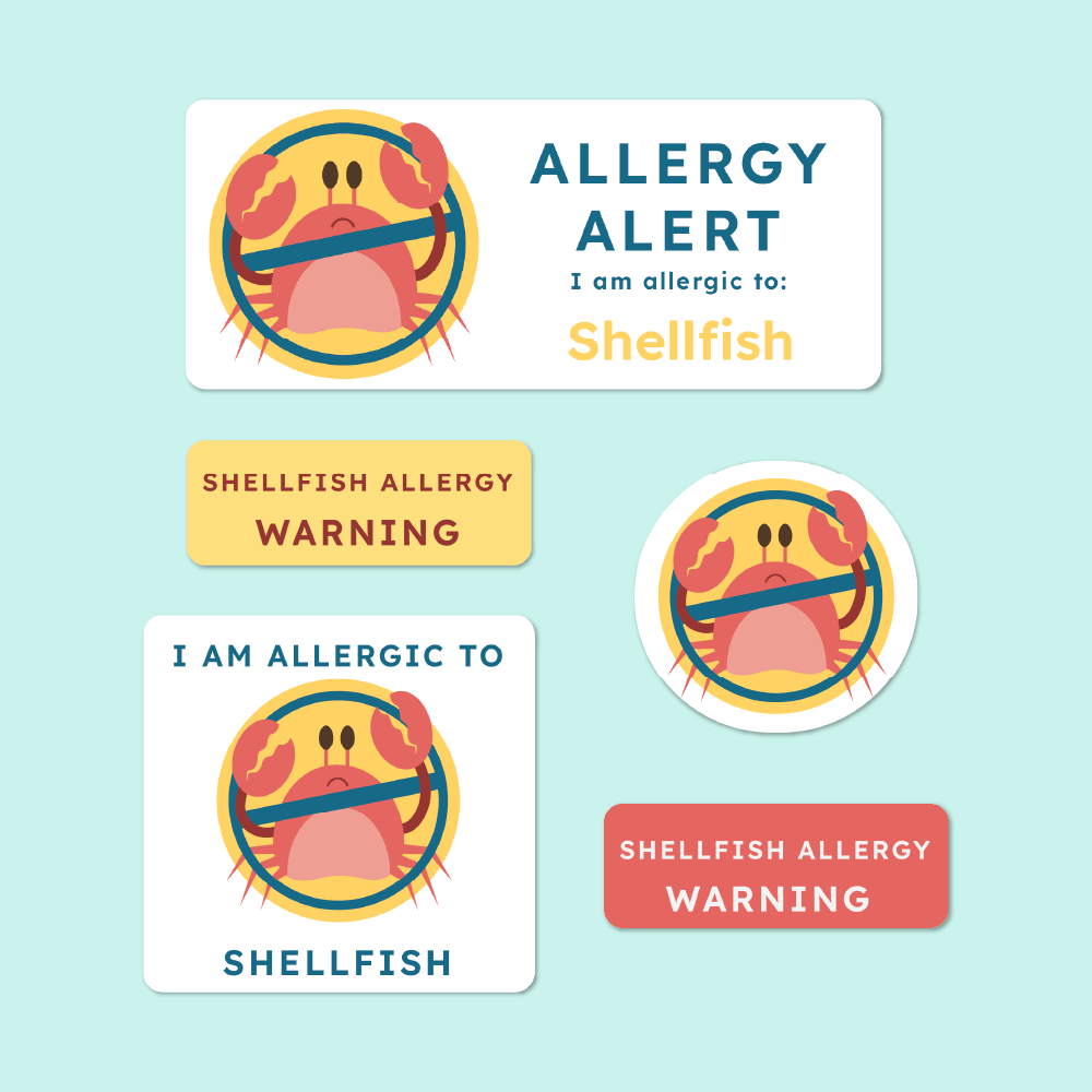 Allergy Alert Stickers