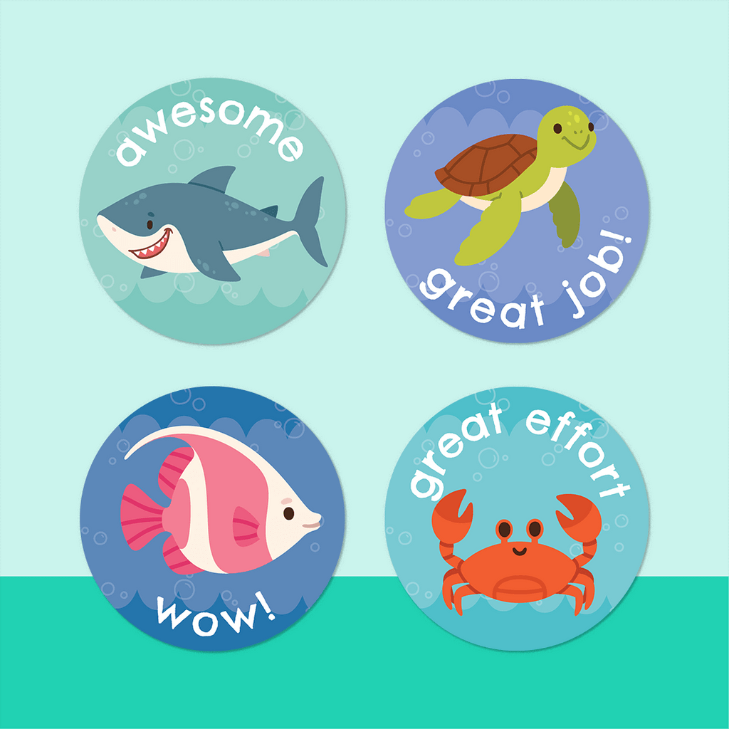 Under the Sea Merit Stickers