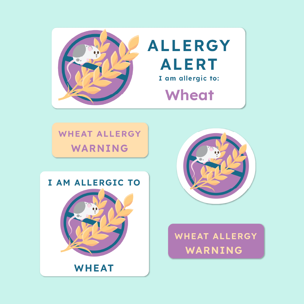 Allergy Alert Stickers